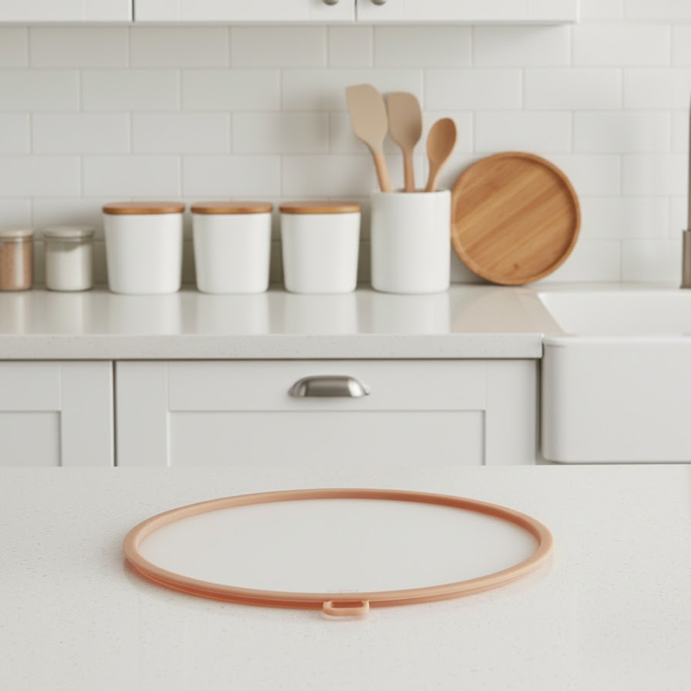 Life Silicone Fresh Lids CT-210 Tampa De Silicone Bege