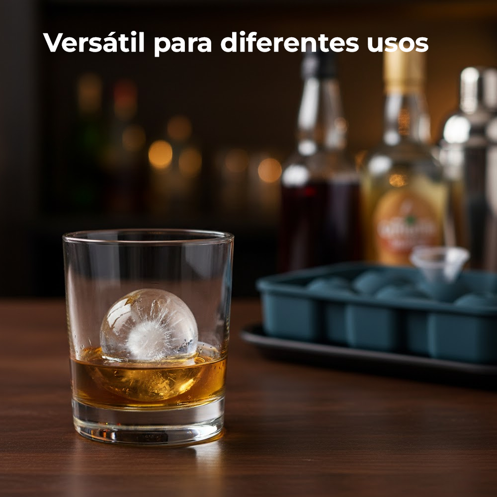 Forma de Gelo Life Silicone 6 Cavidades AZ-210 - azul