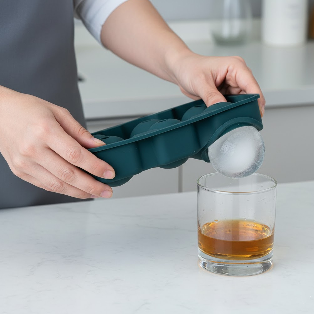 Forma de Gelo Life Silicone 6 Cavidades AZ-210 - azul