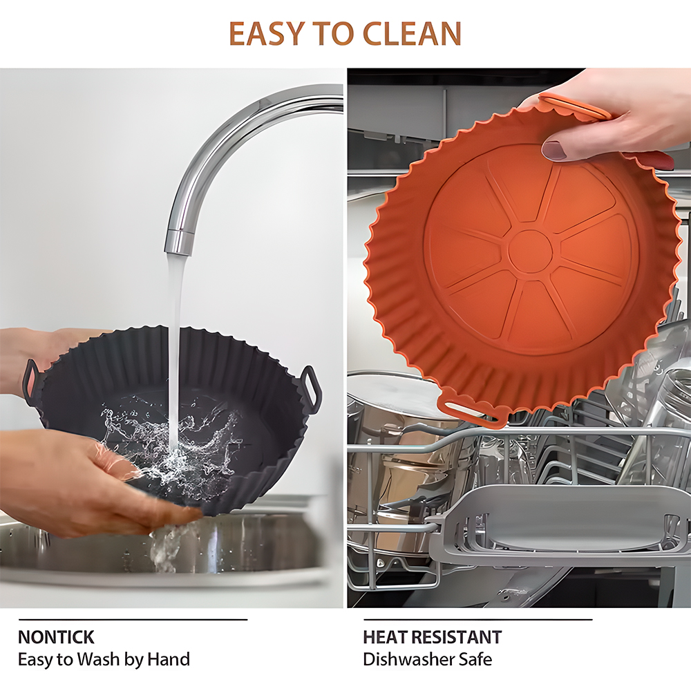 Life Cesto De Silicone Para Micro-Ondas AZ-216 Marrom