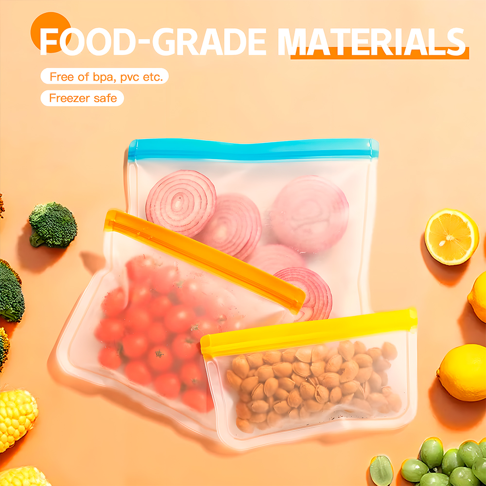 Saco De Silicone Reutilizável Life CT-215 Para Alimentos