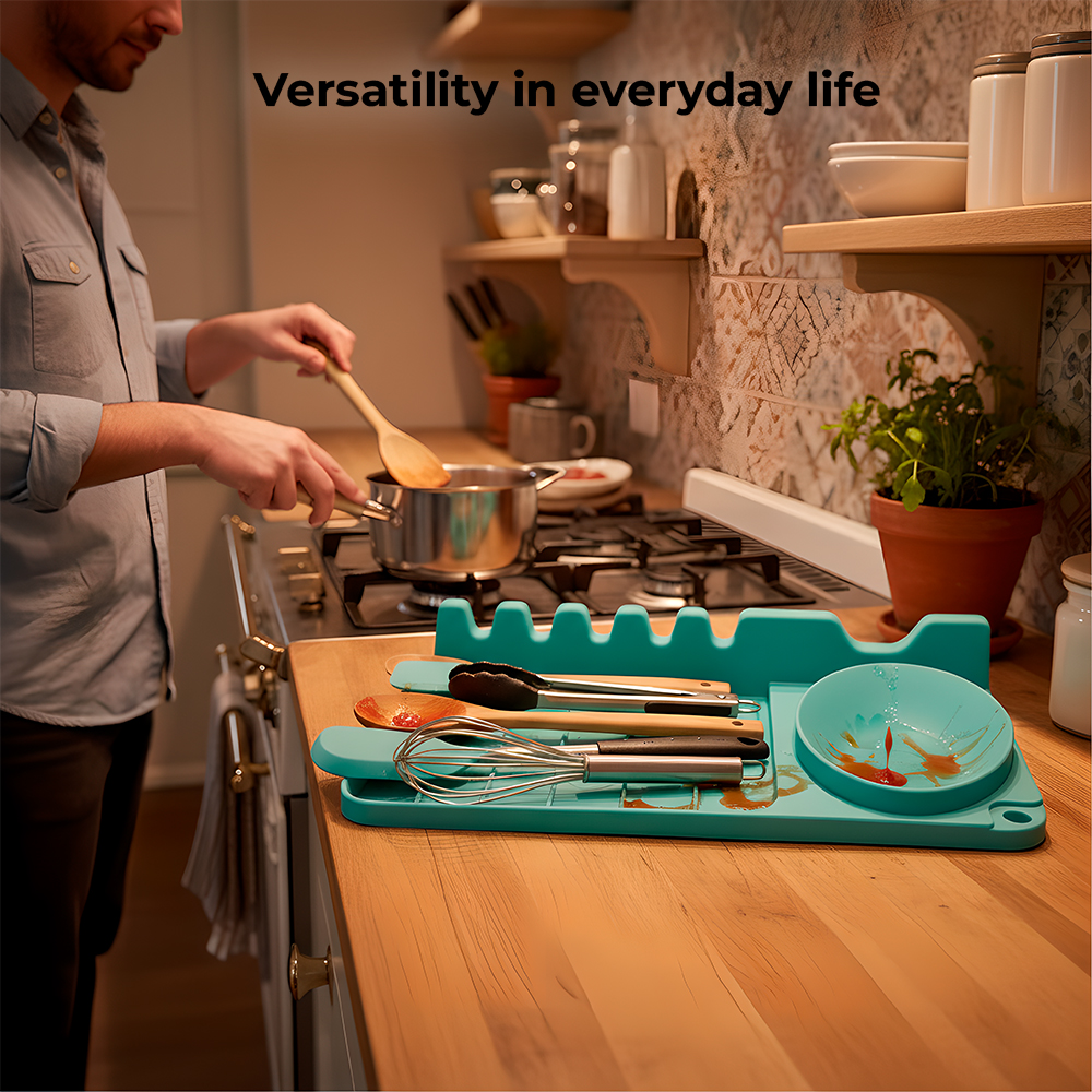 Descanso Utensílios De Silicone Life CT-241 Porta Colher