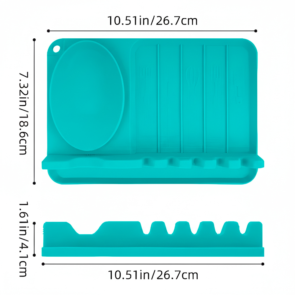 Descanso Utensílios De Silicone Life CT-241 Porta Colher