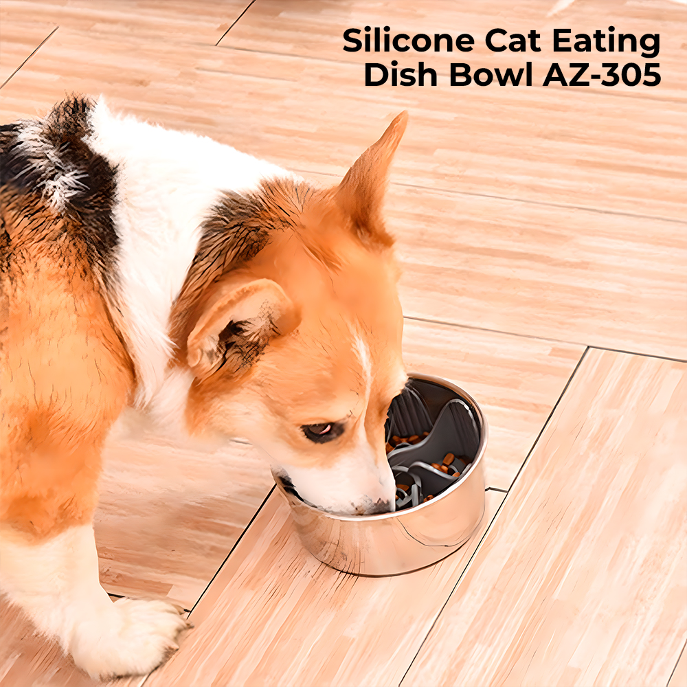 Tigela Comedouro Silicone Life p/Gatos Antiderrapante