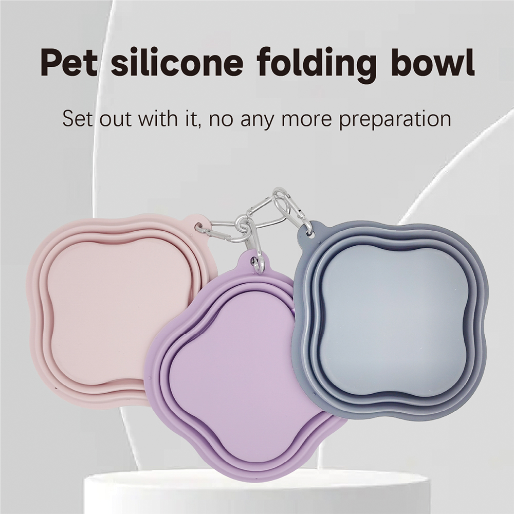 Tigela Retrátil Life pra Cães, Gatos Portátil Ração Água