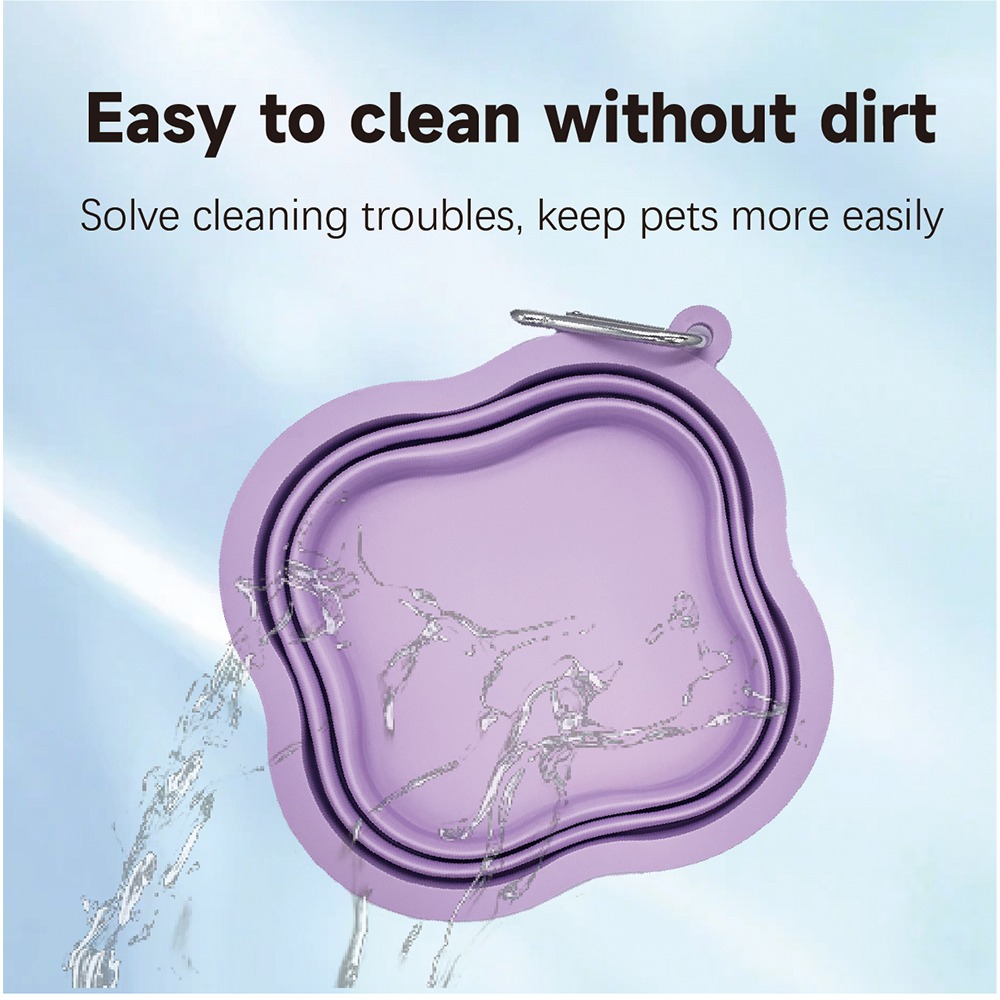 Tigela Retrátil Life pra Cães, Gatos Portátil Ração Água