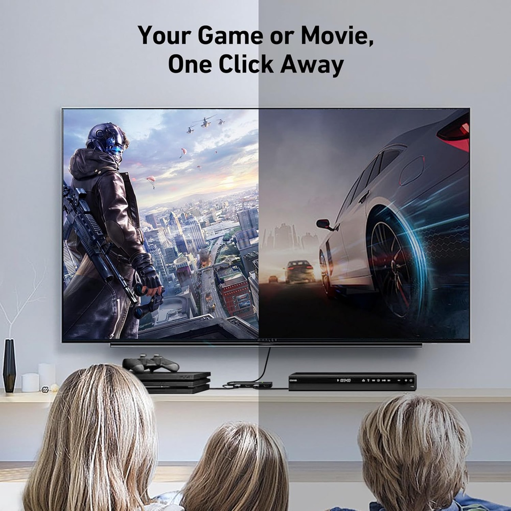 Benfei Hdmi Switch 4IN1 Saída 4K60Hz 2K 144Hz Tv Pc Xbox