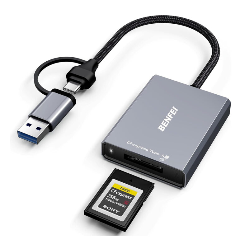 Benfei Leitor de Cartão Cfexpress A p/Usb 3.2 A/C 10Gbps