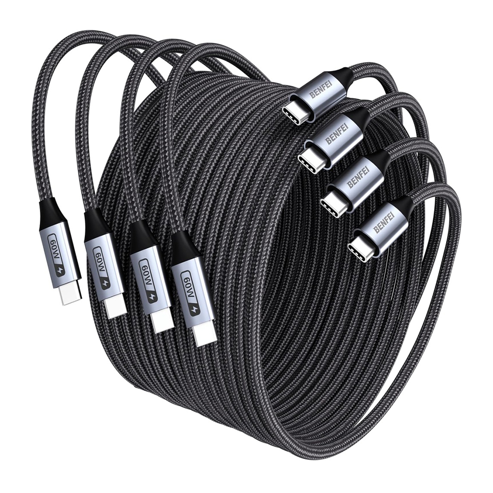 Cabo Usb-C 60W Benfei Carregamento Dados Trançado Nylon