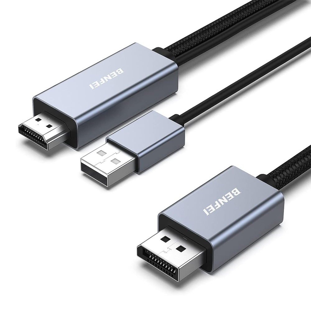 Benfei Cabo Hdmi p/Displayport Ativo 1,8m Unidirecional