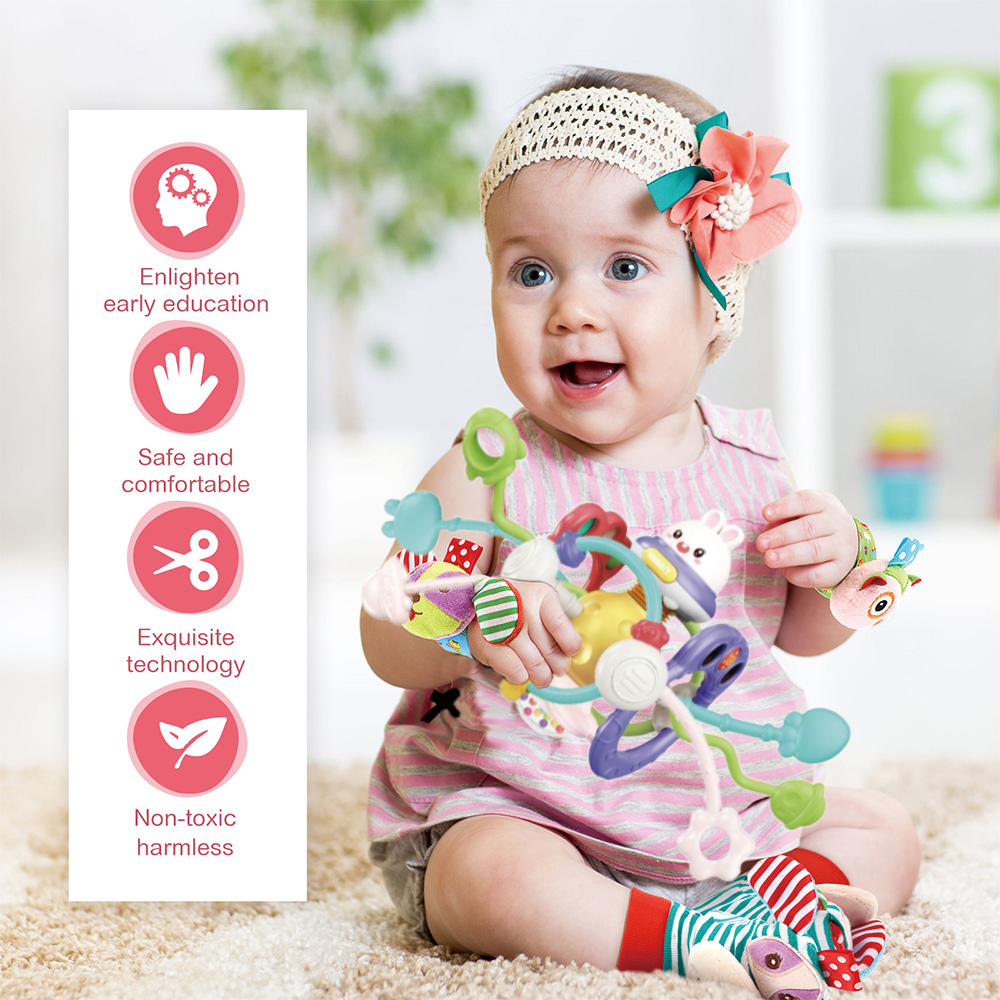 Baby Sensorial Coelho Life Montessori Coordenação Motora