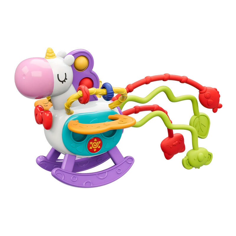 Unicórnio Life Sensorial Montessori Corda Mordedor Bebê