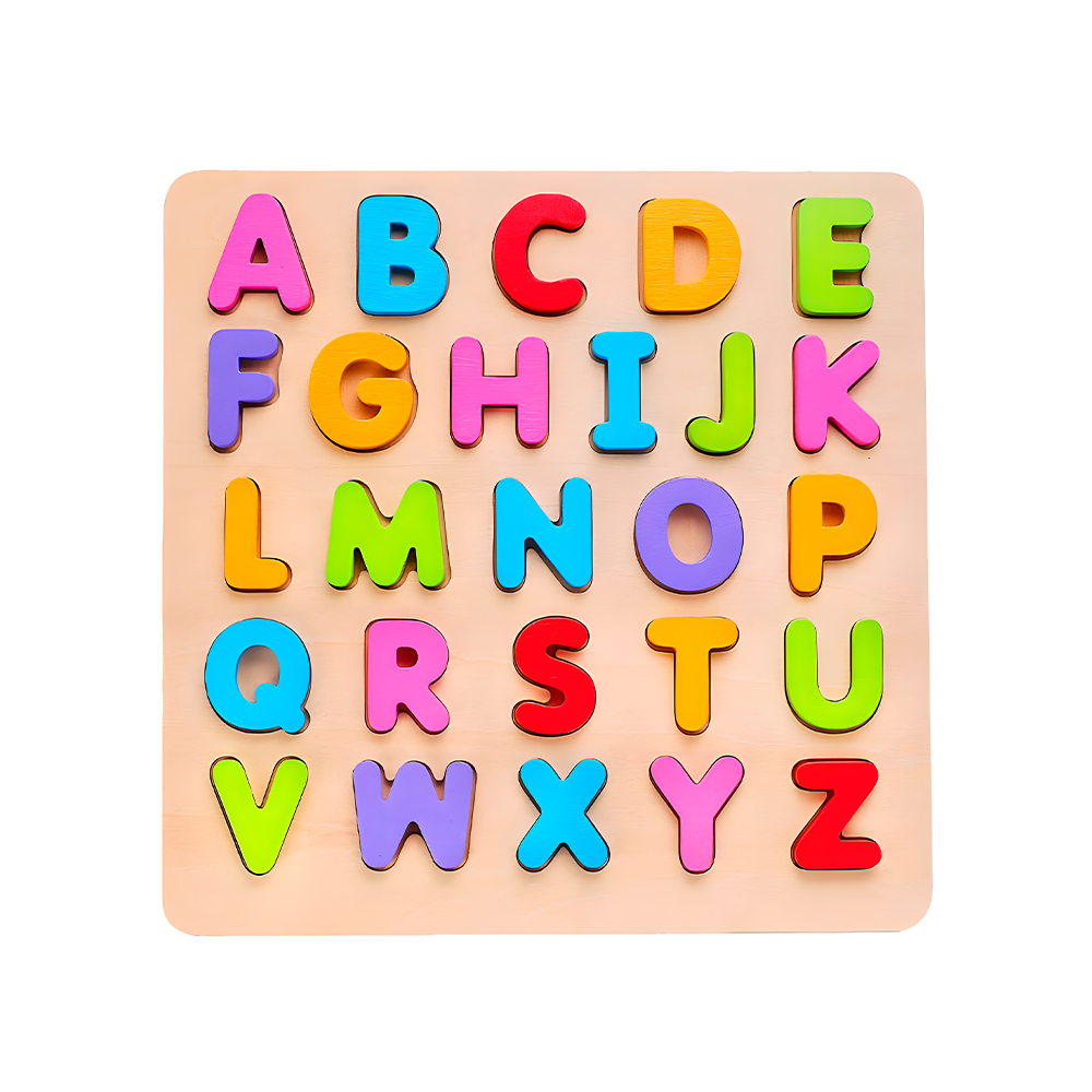 Life Quebra-Cabeça Alfabeto Madeira Educativo Infantil