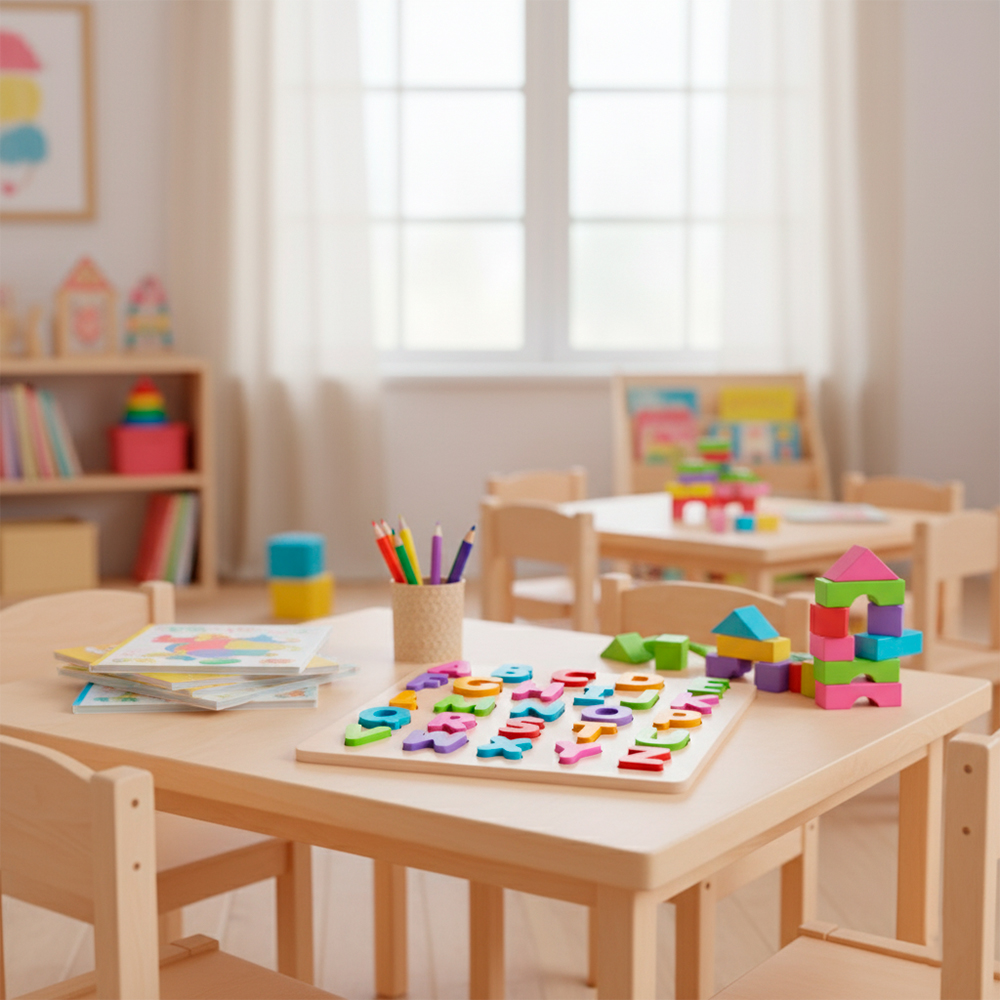 Life Quebra-Cabeça Alfabeto Madeira Educativo Infantil