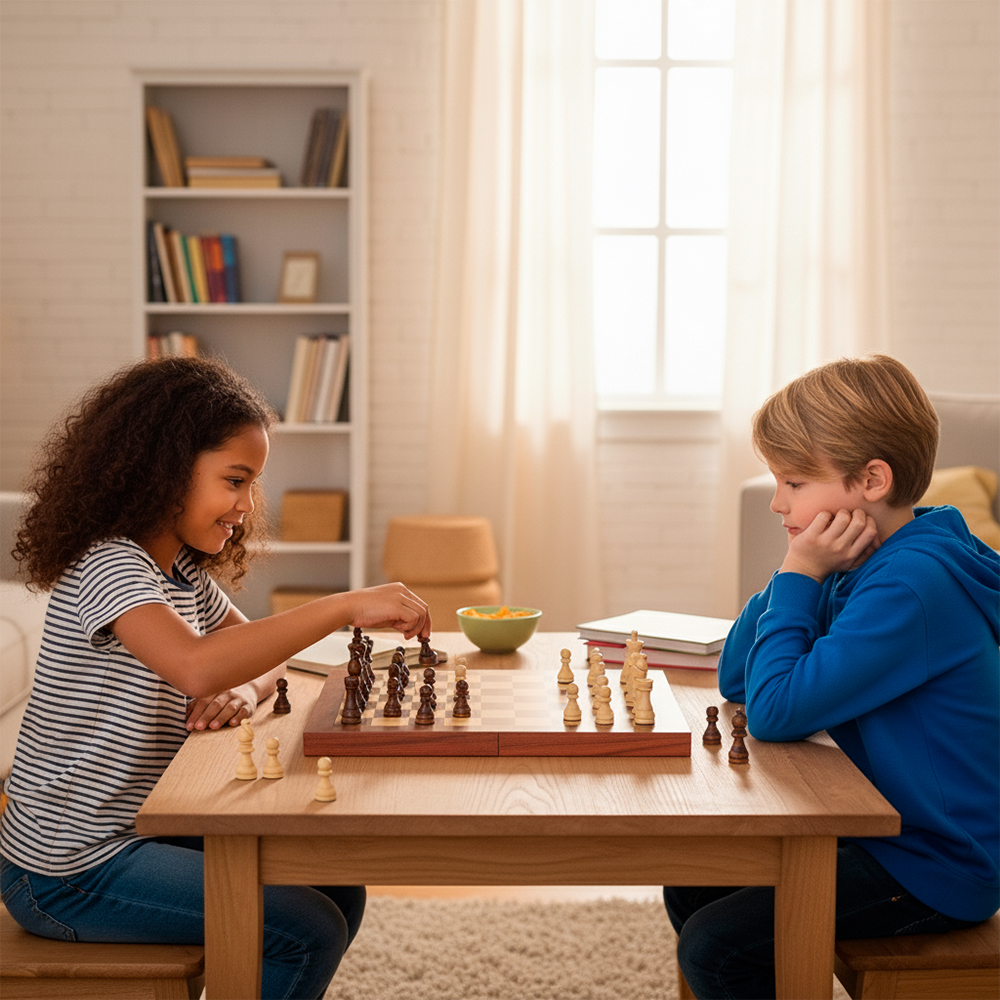 Life Chess Jogo De Xadrez Clássico Com Tabuleiro Portátil