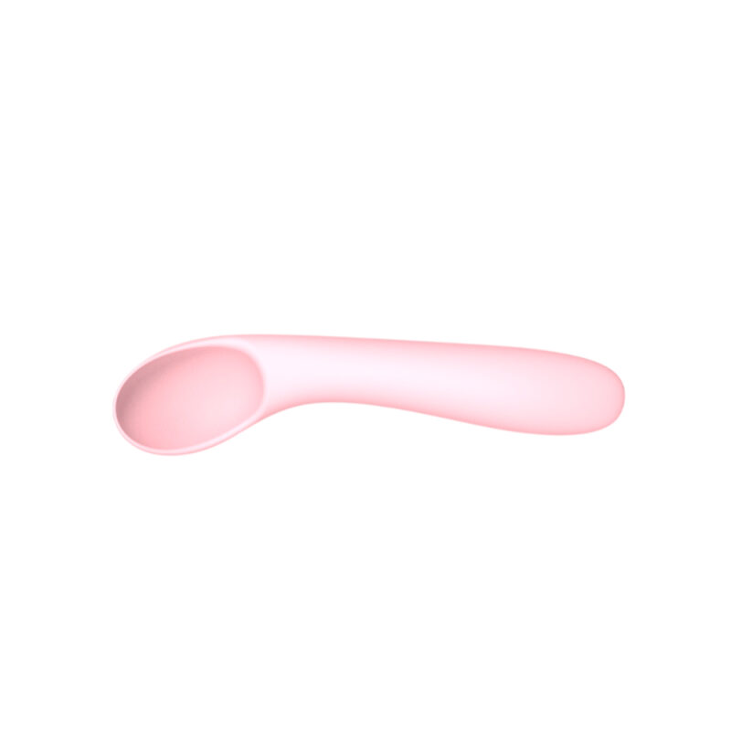 Colher Silicone Kuhu Autoalimentação Rosa TT054