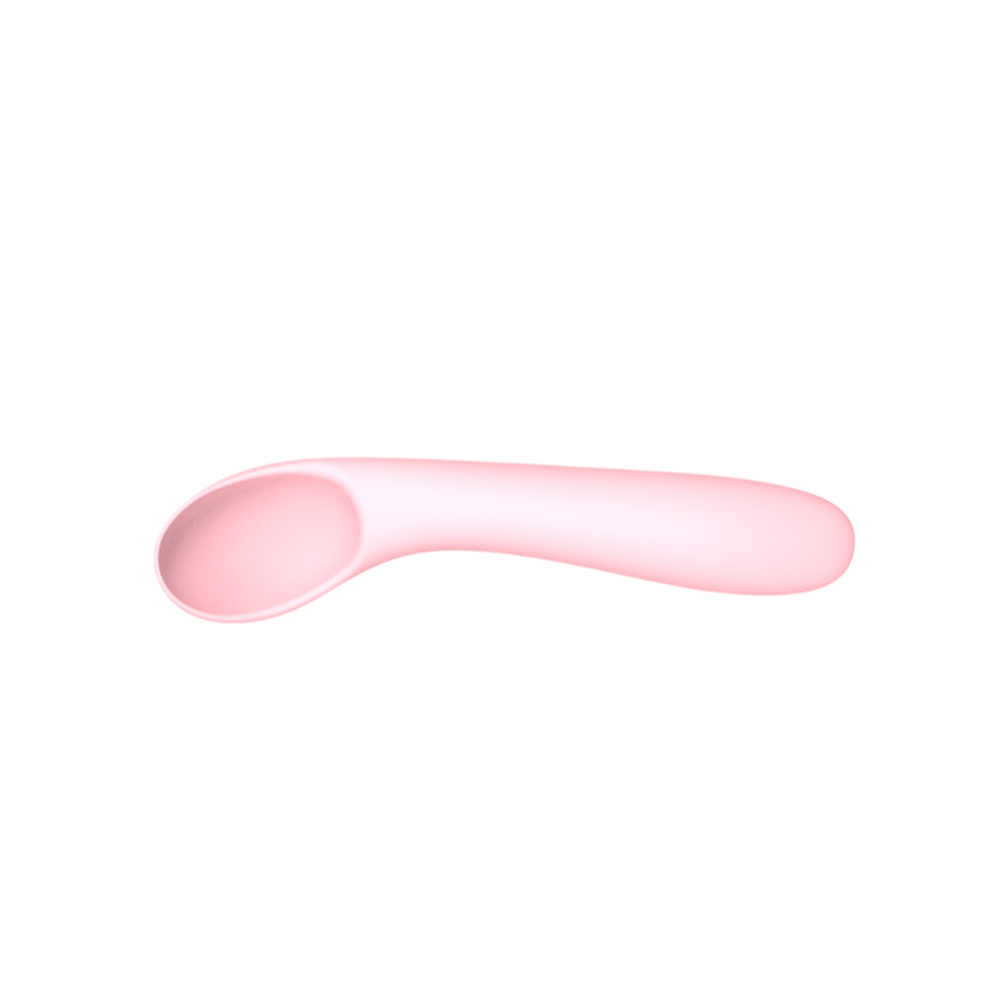 Colher Silicone Kuhu Autoalimentação Rosa TT054