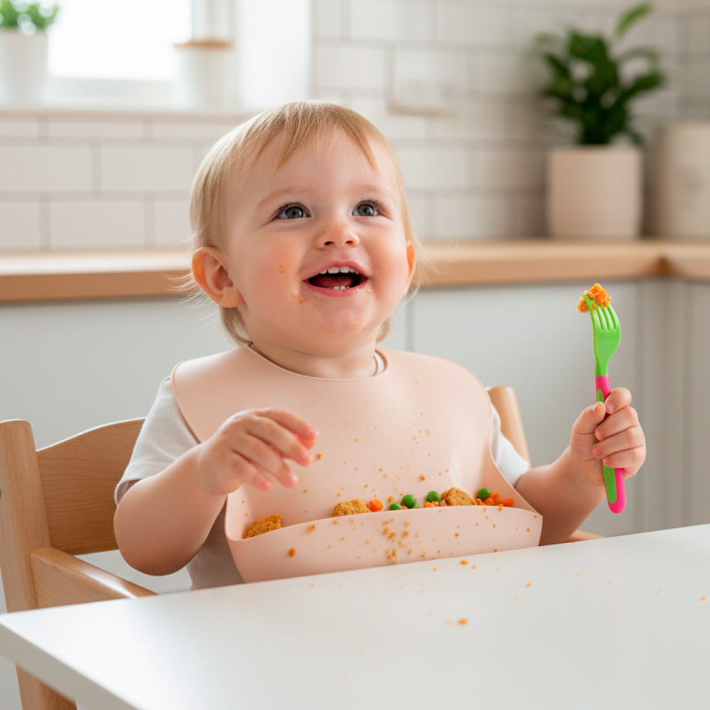 Life Babador Silicone Bebê Alimentação Coletor Migalhas