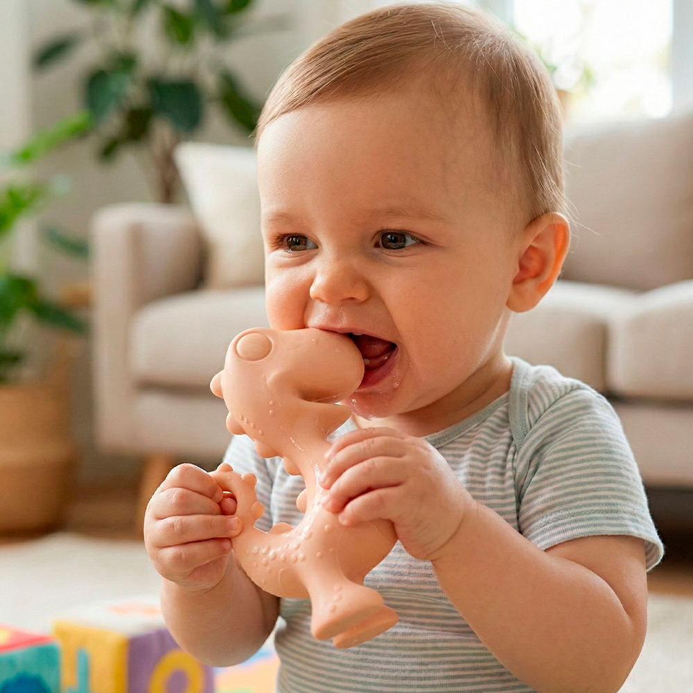 Life Luva Mordedor Silicone Grau Alimentício Bebê Alívio