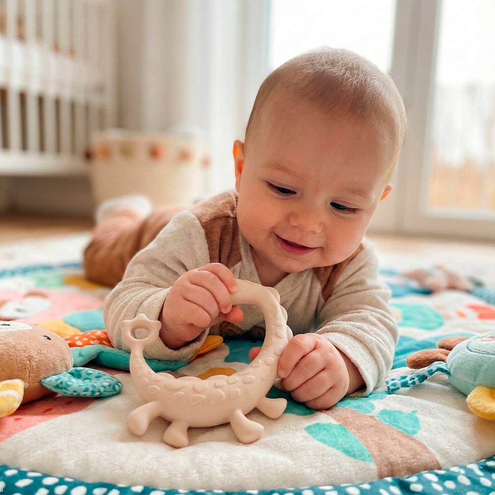 Luva Mordedor Life Silicone Alimentício Para Dentição Bebê