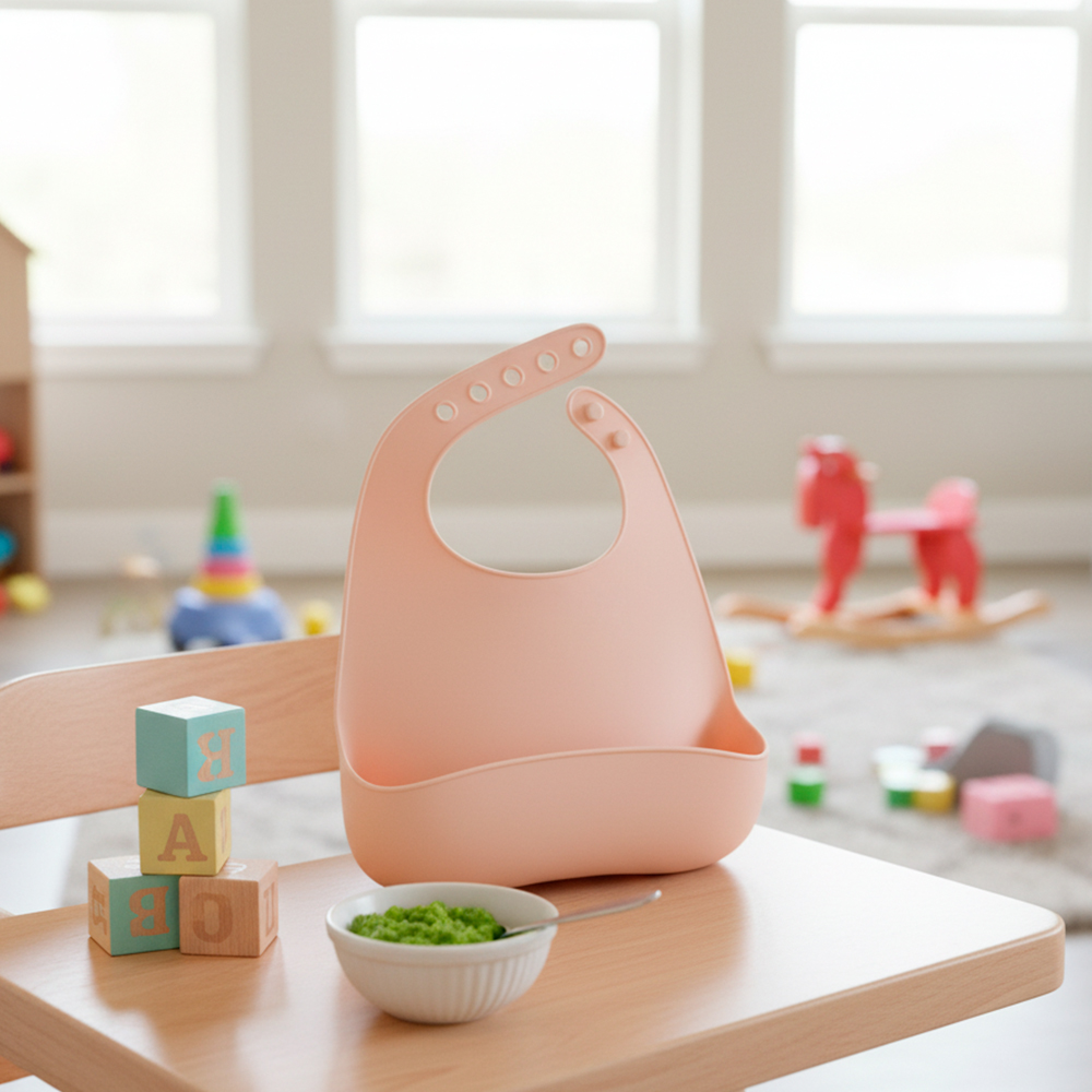 Babador Silicone Life Bebê Coletor Impermeável Lavável