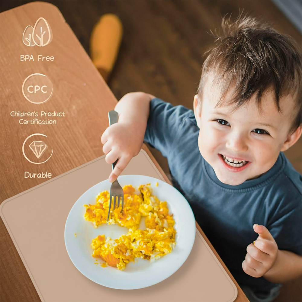 Life Jogo Americano Silicone Bebê Infantil Antiderrapante