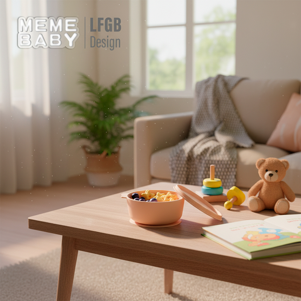 Conjunto de Alimentação Silicone Life para Criança