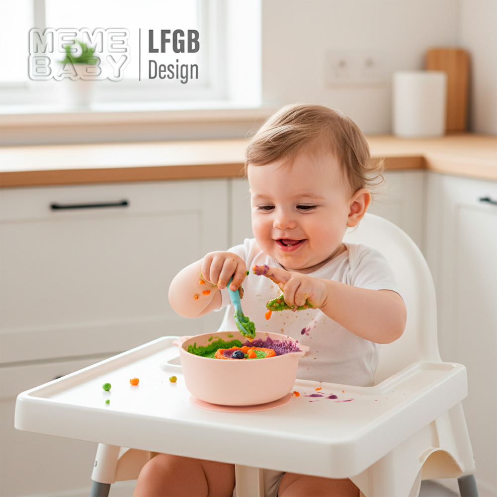 Conjunto de Alimentação Silicone Life para Criança