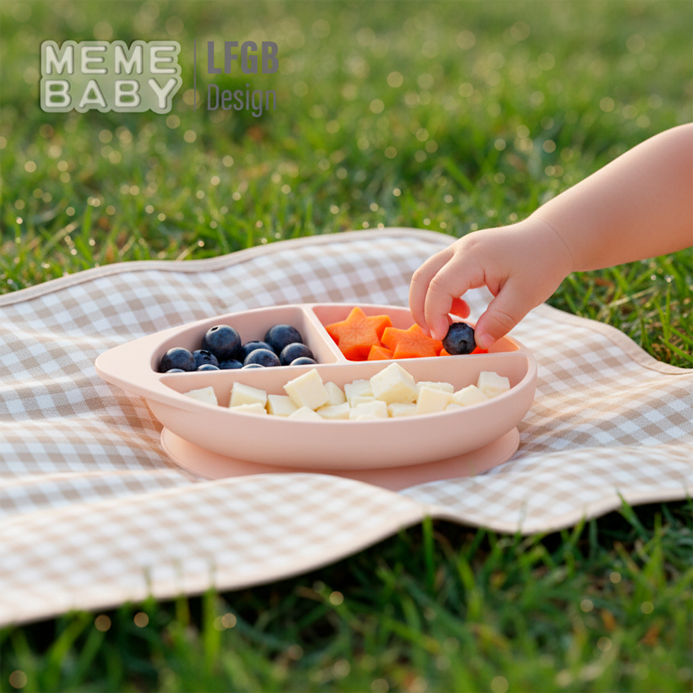 Prato De Silicone Life Criança Multicolor Antiderrapante