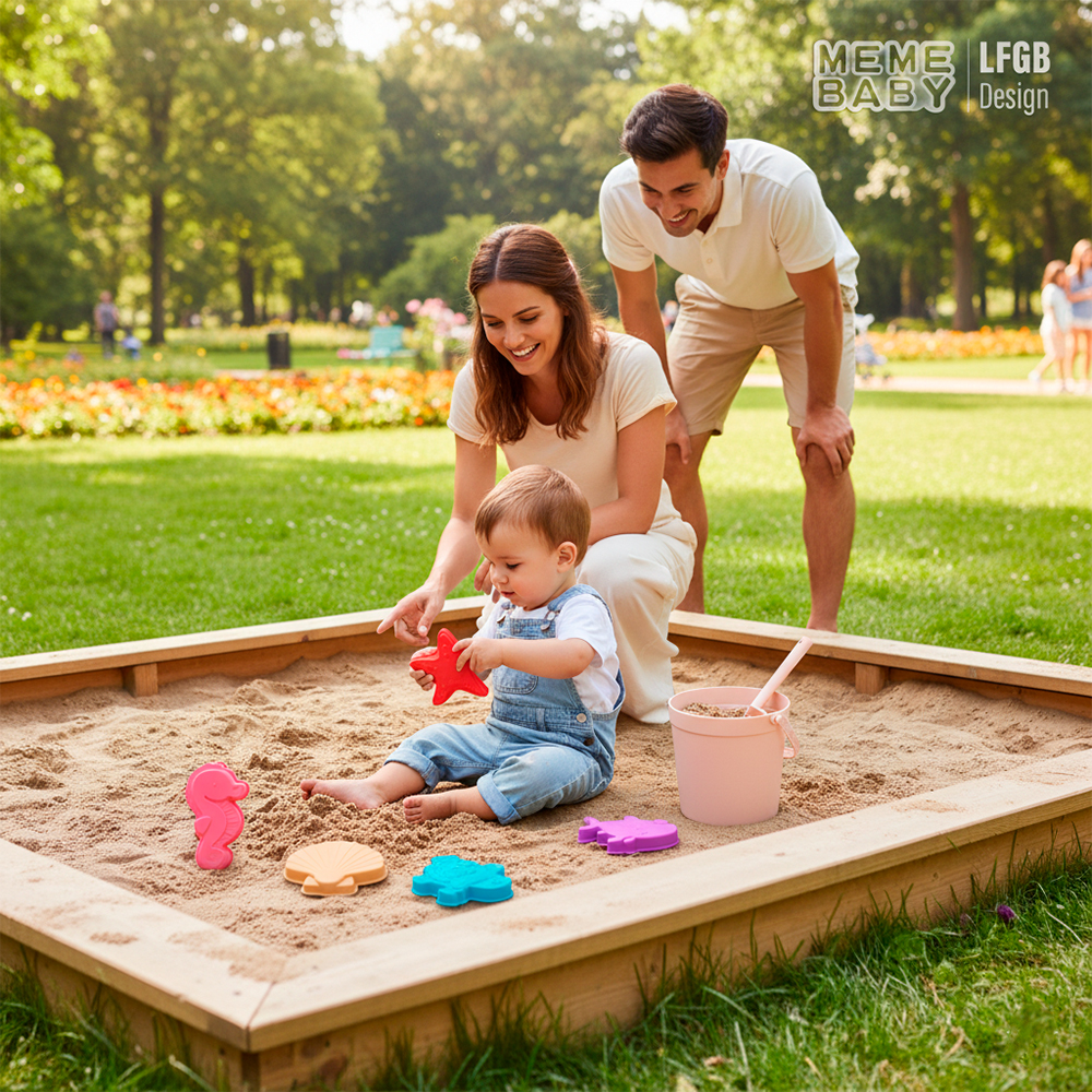 Life Brinquedos Silicone Praia Balde Pá Rastelo MMS0030