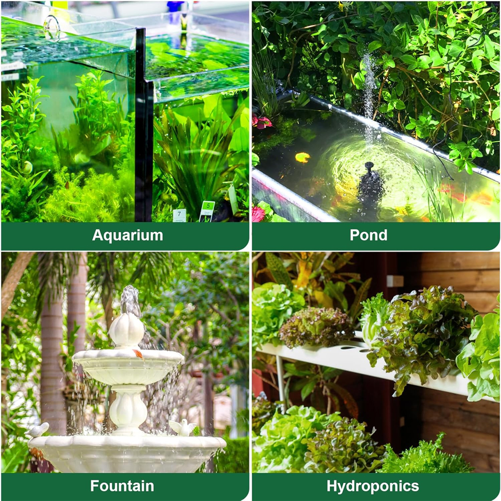 Bomba De Água Submersa Life HY-410 1200L/H Ajustável