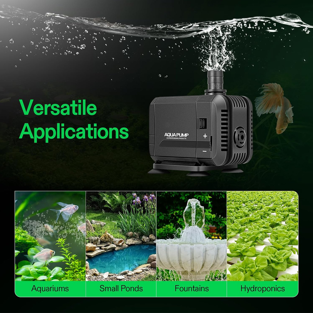 Bomba De Água Life 1200l/h Submersível Aquário HY-312