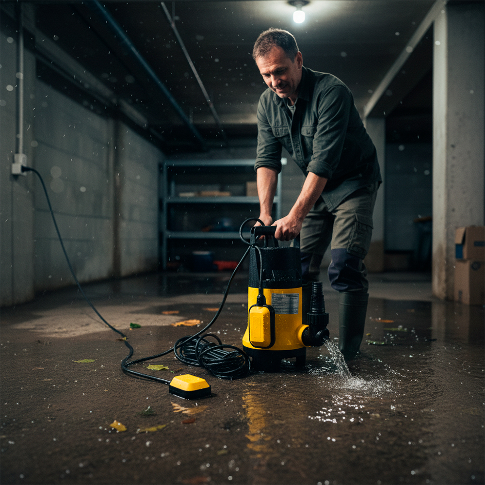 Bomba Submersível Life 750W 127V para Drenagem de Água