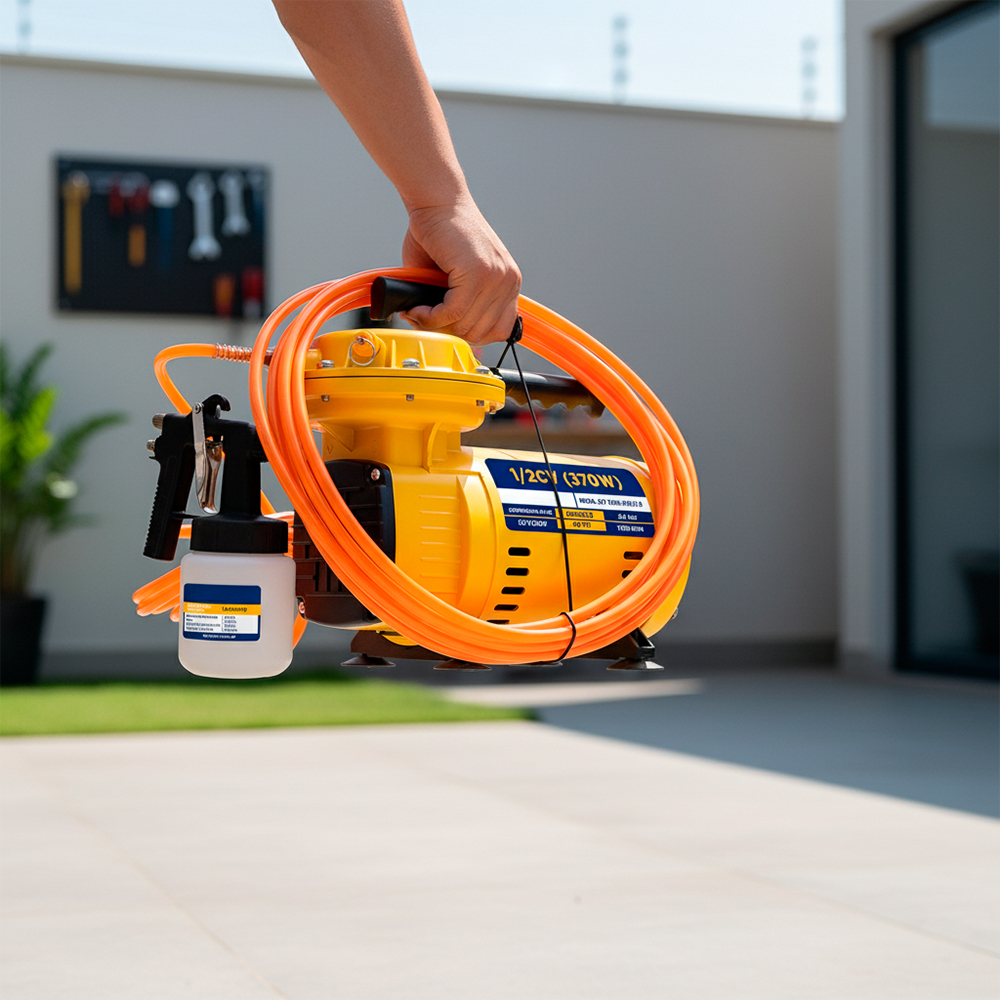 Mini Compressor de Ar Life Portátil Bivolt pra Inflar Pintar