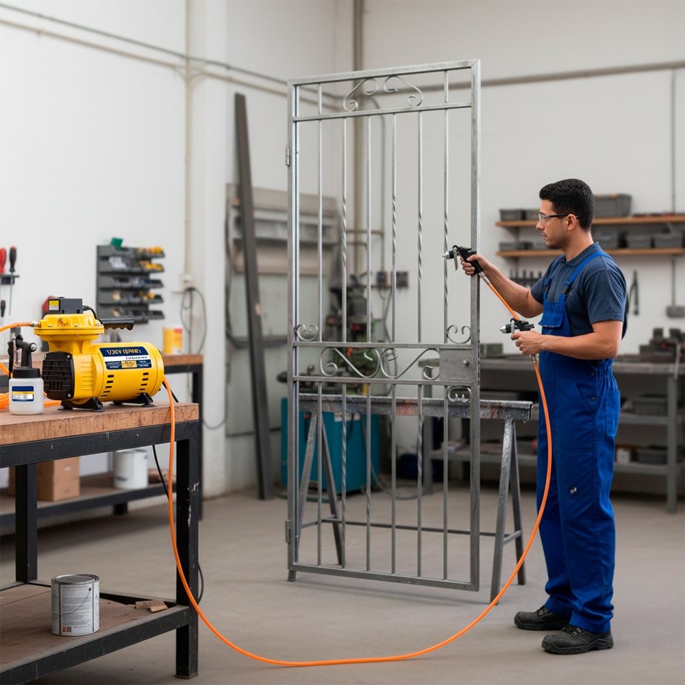 Mini Compressor de Ar Life Portátil Bivolt pra Inflar Pintar