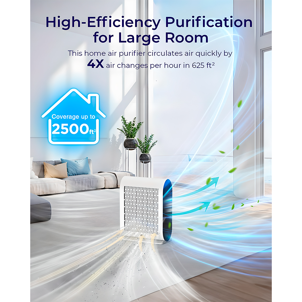 Purificador De Ar Life KJ217L Filtro HEPA Silencioso