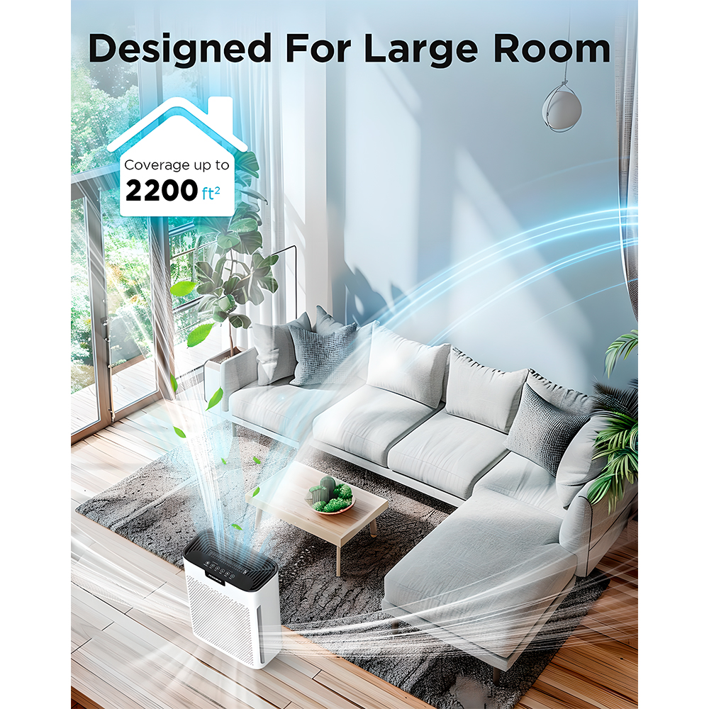 Purificador De Ar Life KJ190 Filtro HEPA Casa Silencioso