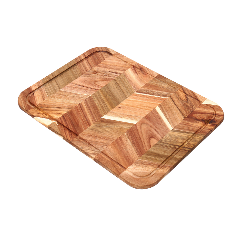 Tábua De Corte Young Shiny Acácia Premium Cozinha Chef