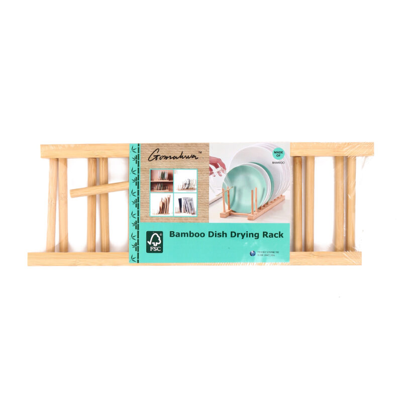 Young Shiny Escorredor De Louça Bambu Para Pratos