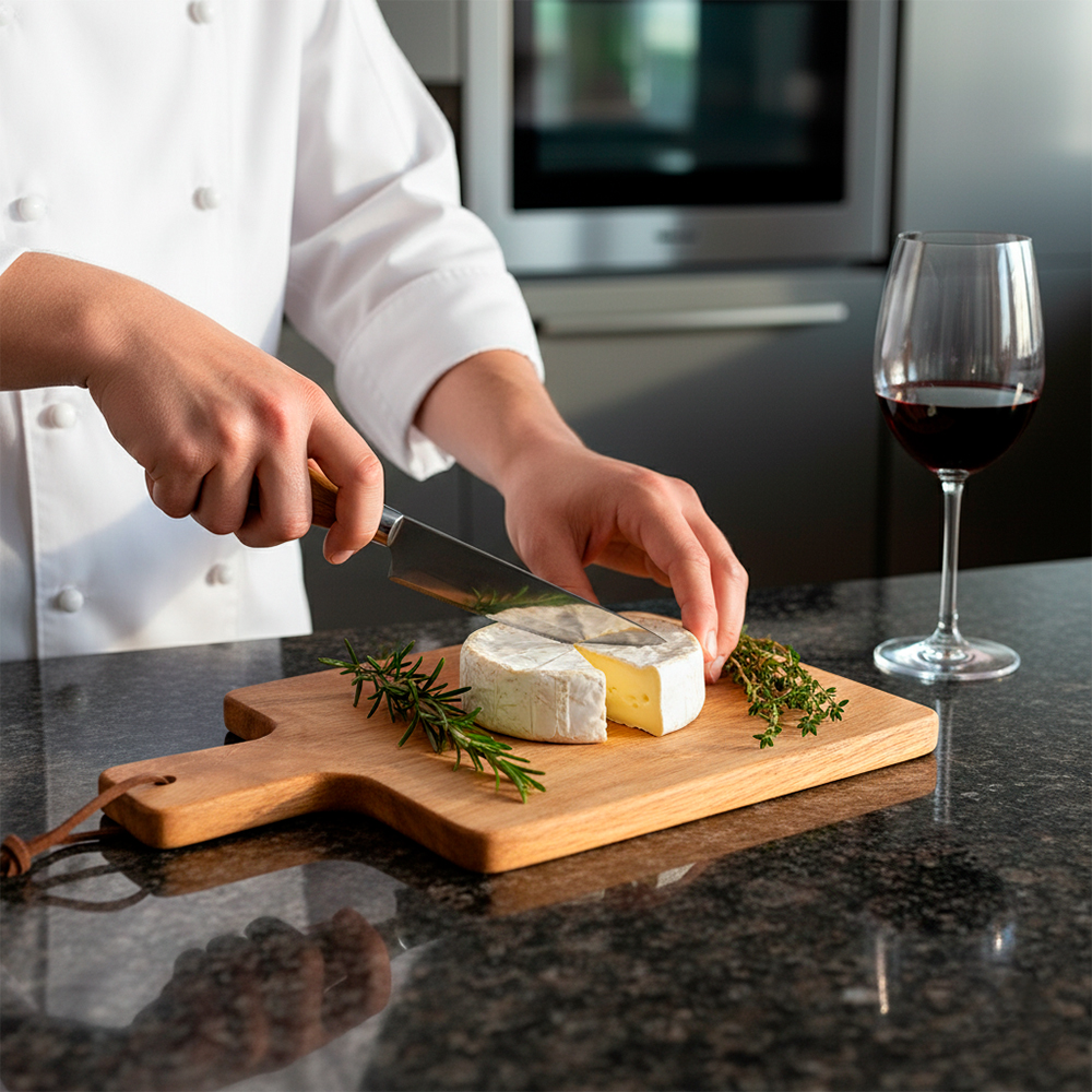 Tábua De Queijos Young Shiny Para Servir E Corte Premium