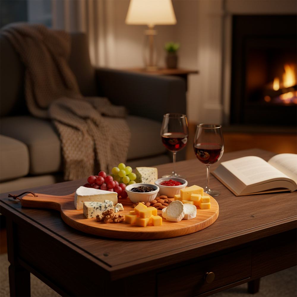 Tábua De Queijo Young Shiny Petisqueira pra Servir Frios