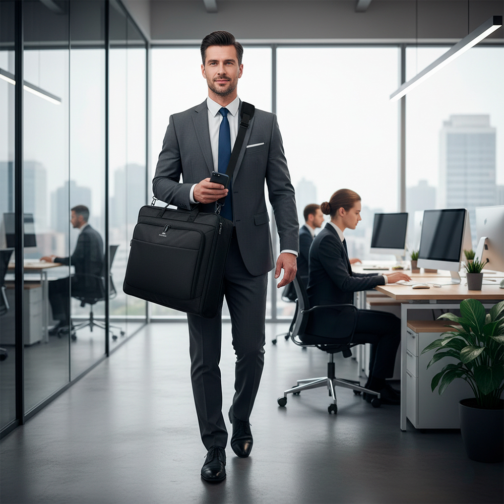 Bolsa Ombro Matein Grande Vestuário Viagem com Alça Mão