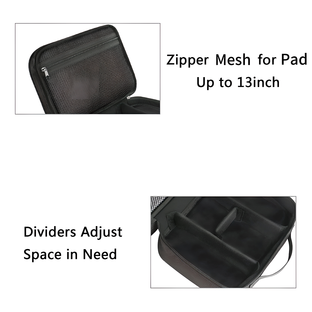 Bolsa Organizador de Cabo Eletrônico Matein Viagem Preta