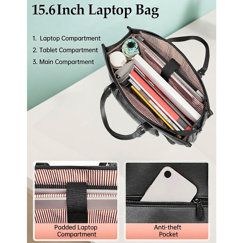 Matein Bolsa Notebook 15.6" Compartimento Térmico Preta