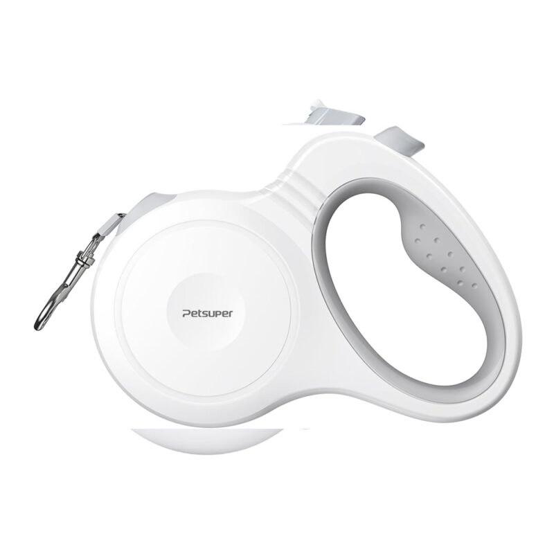 Coleira Retrátil 5M PetSuper p/Cães Passeio Automática