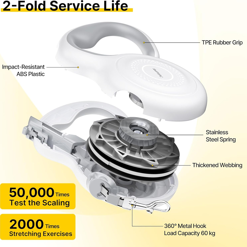 Guia Retrátil PetSuper 5M Cães Passeio Caminhada PL01