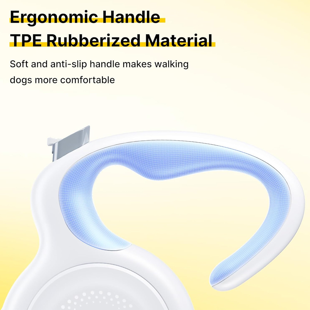 PetSuper Guia Retrátil 3 Metros p/Cães Trava Automática