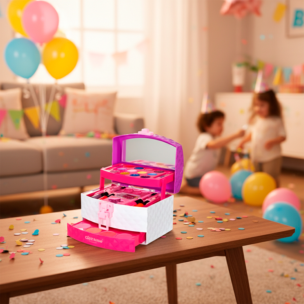 Makeup Chezninio Kit Maquiagem Infantil Lavável p/Meninas