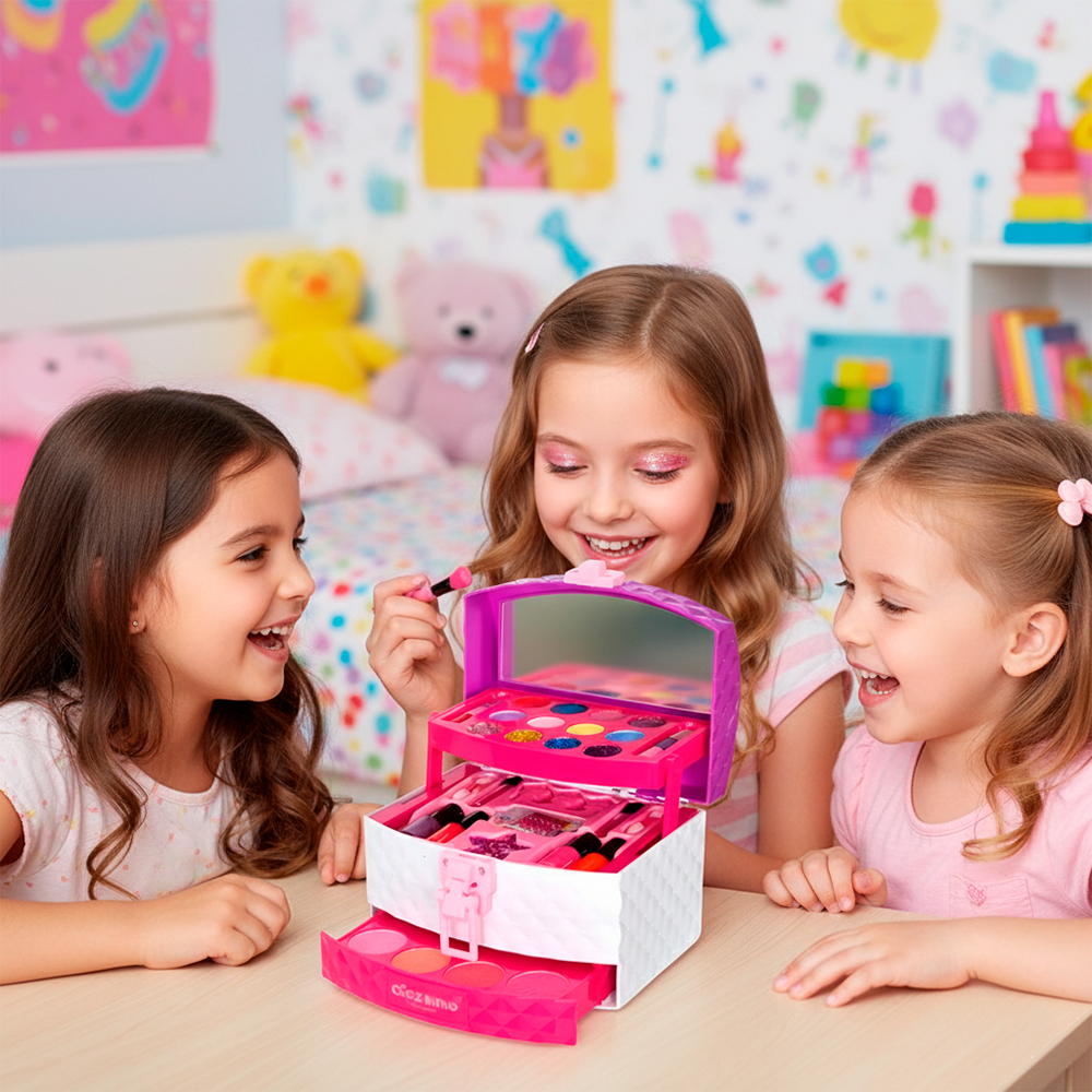 Makeup Chezninio Kit Maquiagem Infantil Lavável p/Meninas