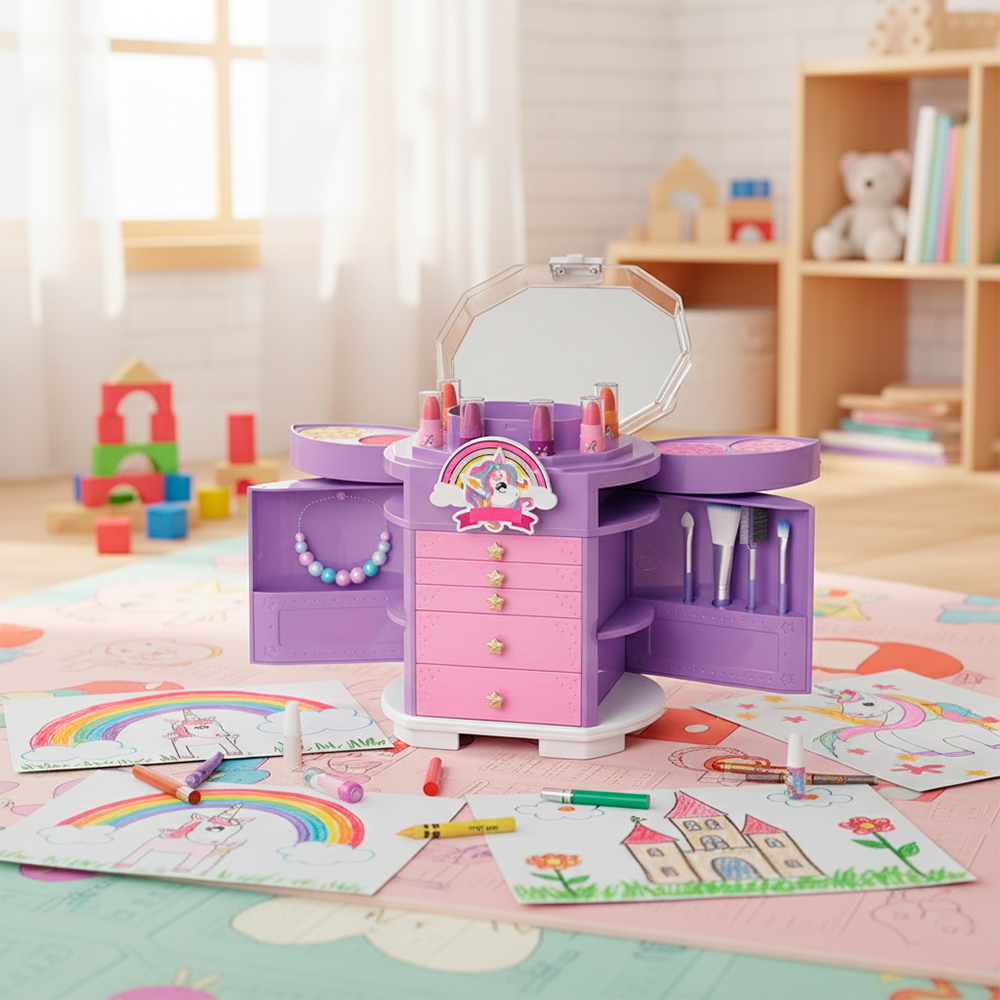 Makeup Chezninio Kit Maquiagem Infantil Lavável Meninas